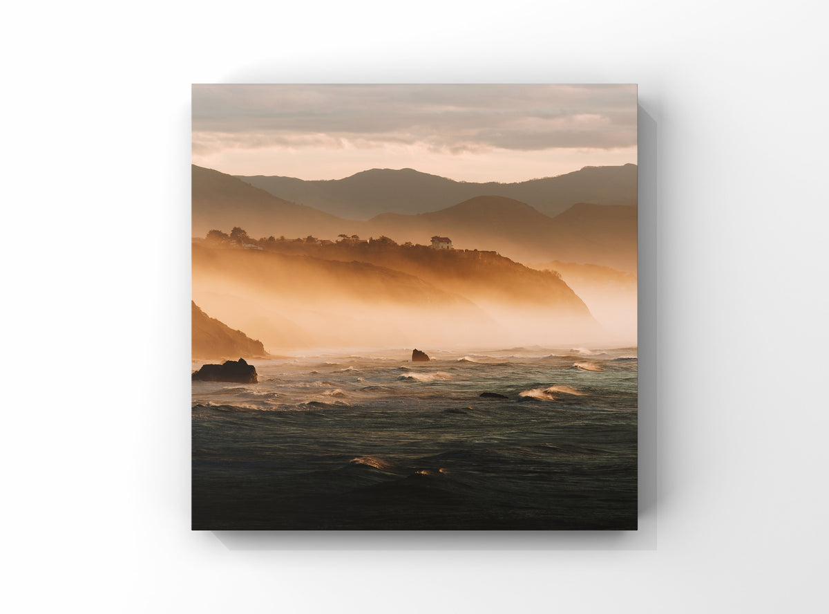 Misty Sunset 23X23