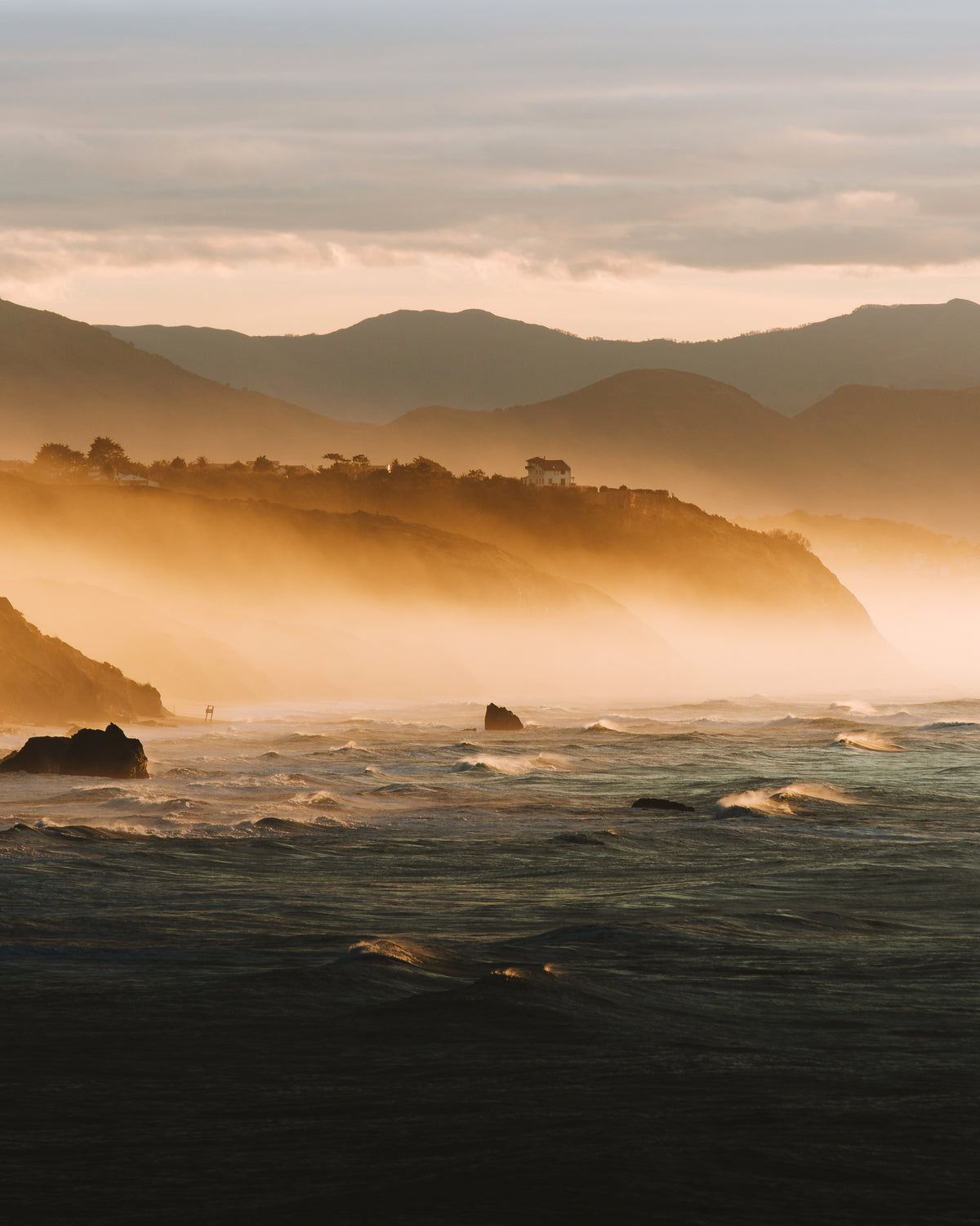 Misty Sunset